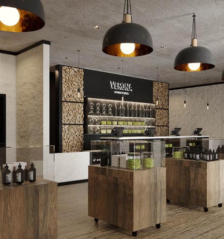 Dispensary interior